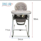 Snug Lab 5in1 Baby Feed and Lounge Chair (High Chair)