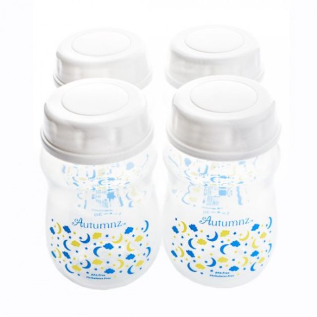 Autumnz Wide Neck Breastmilk Storage Bottle 7oz (4's)