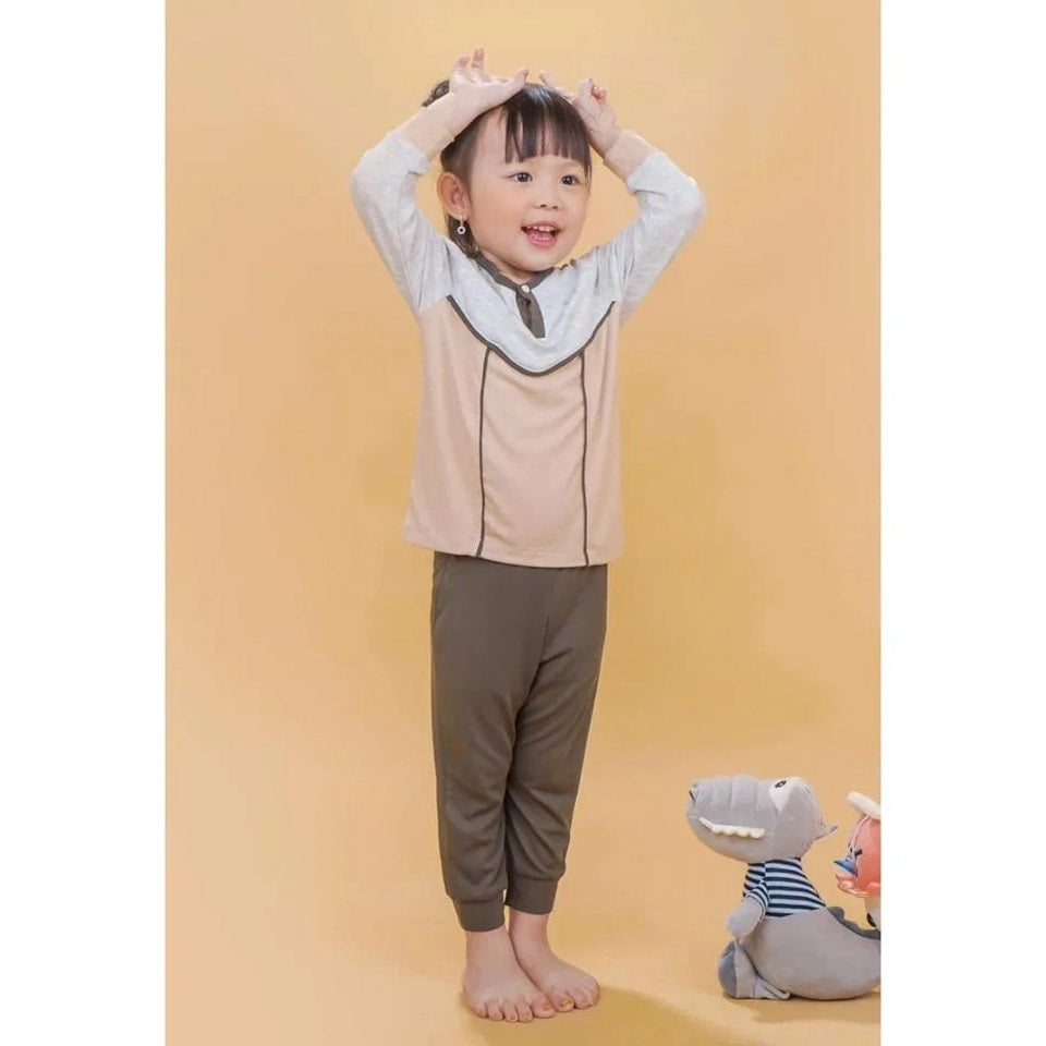 Bons99 Xander Bamboo Long Sleeves and Pajamas Set