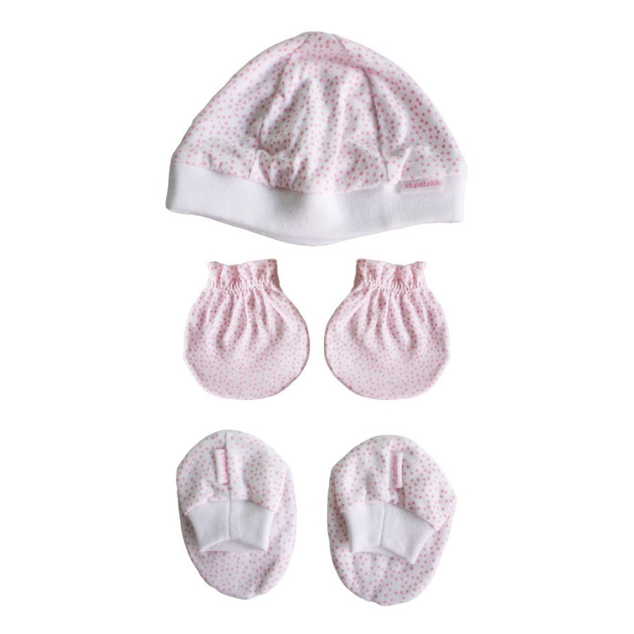 St. Patrick Accessories Set (Beanie, Mittens & Booties)