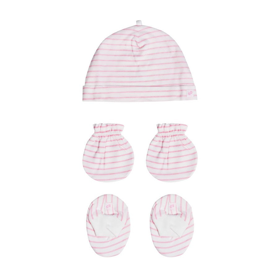 St. Patrick Accessories Set (Beanie, Mittens & Booties)