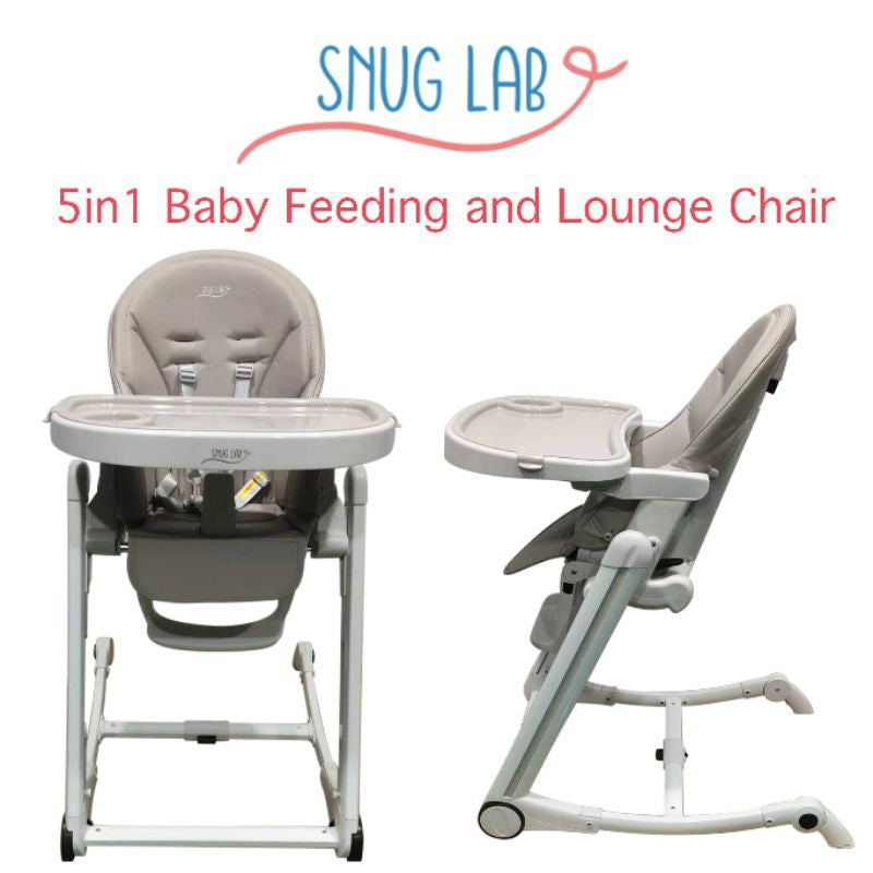 Snug Lab 5in1 Baby Feed and Lounge Chair (High Chair)