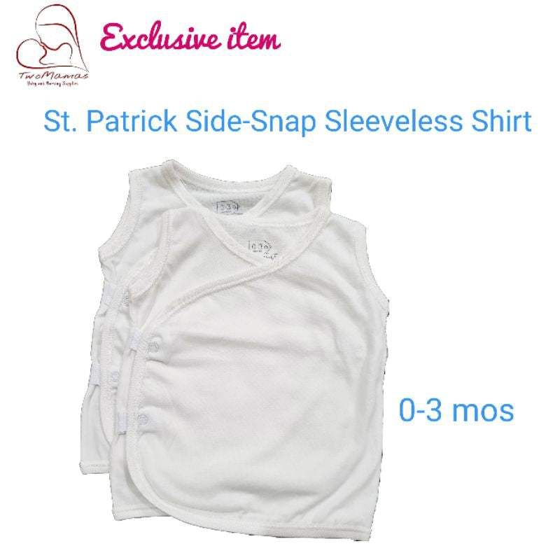 St. Patrick Side Snap Sleeveless Shirt (2's)