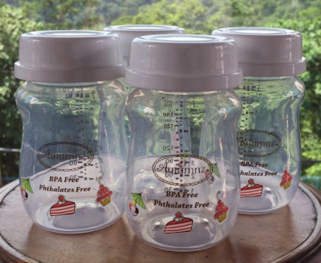 Autumnz Wide Neck Breastmilk Storage Bottle 7oz (4's)
