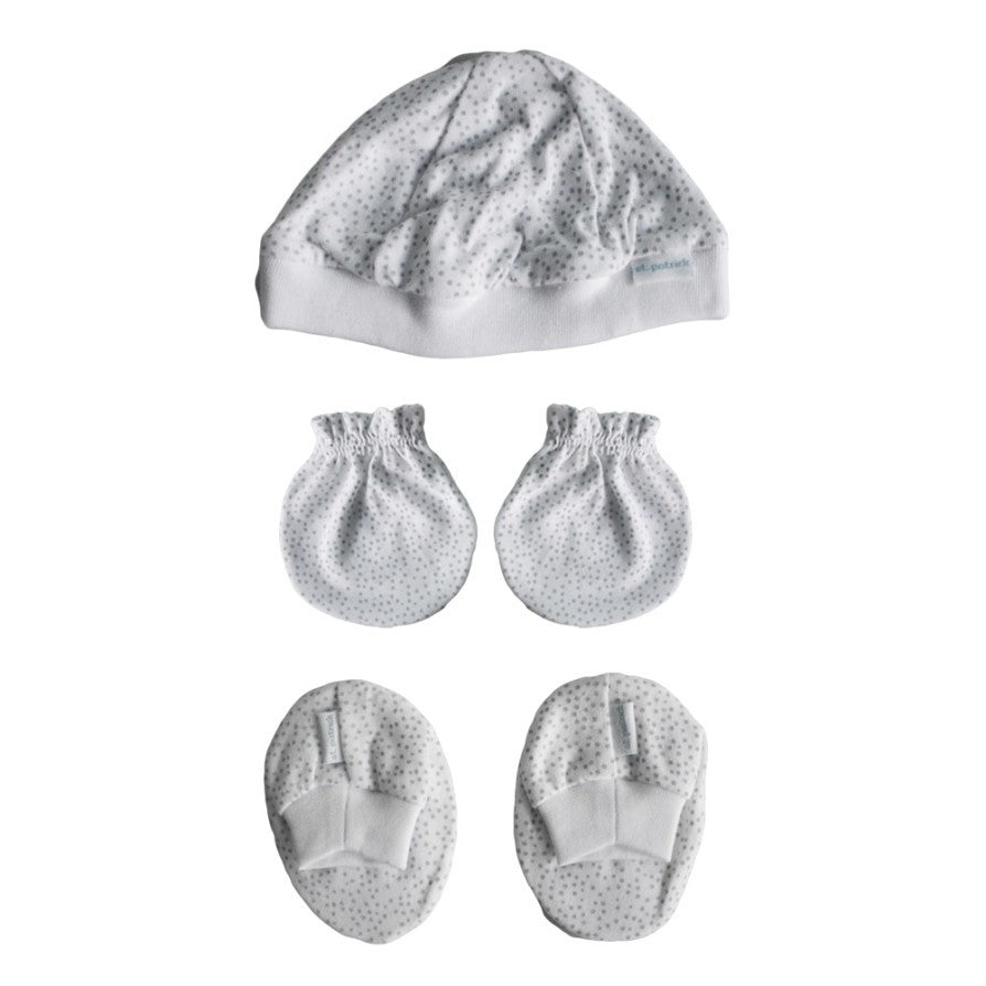 St. Patrick Accessories Set (Beanie, Mittens & Booties)