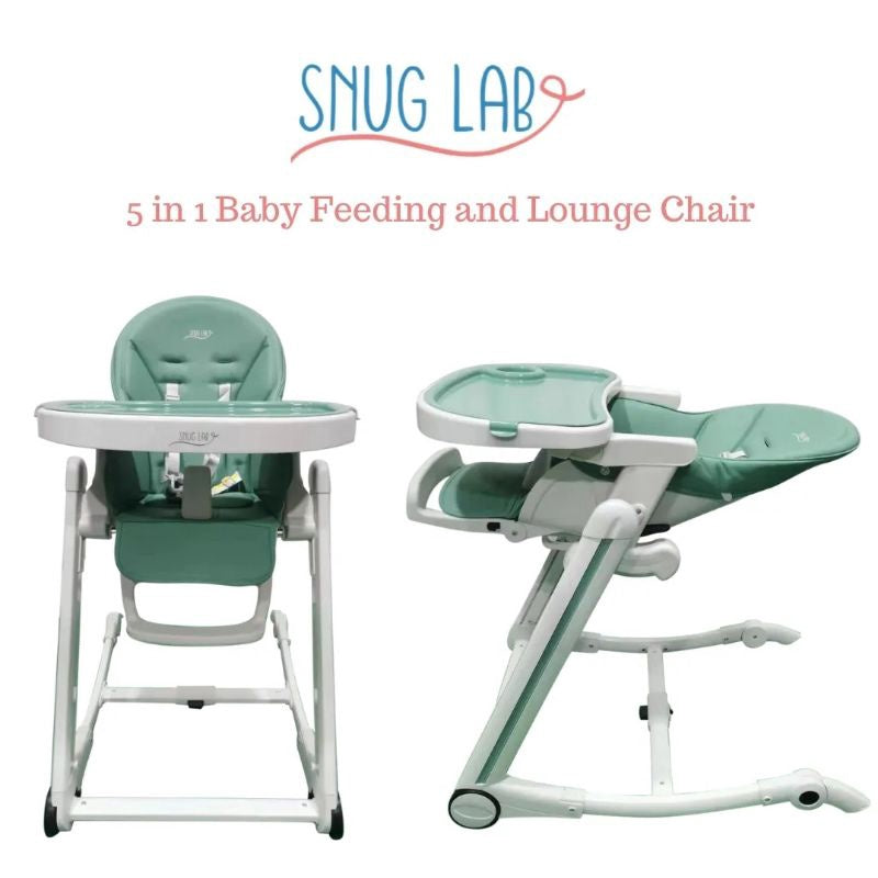 Snug Lab 5in1 Baby Feed and Lounge Chair (High Chair)