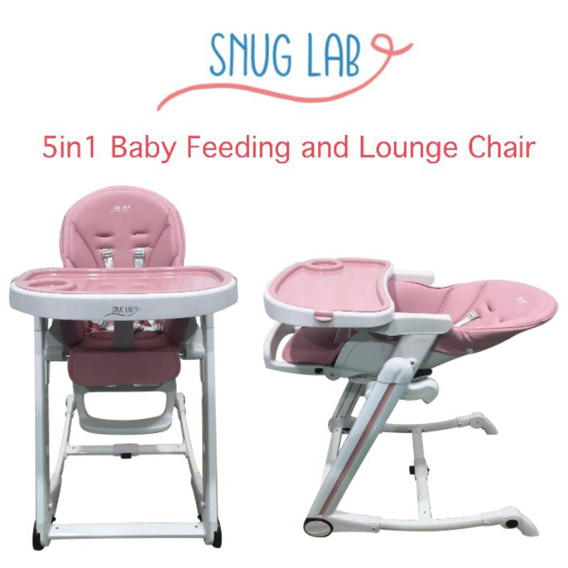 Snug Lab 5in1 Baby Feed and Lounge Chair (High Chair)