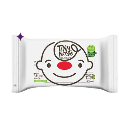 Tiny Nose Saline Wet Wipes Unscented (20's, 50's, 80's)