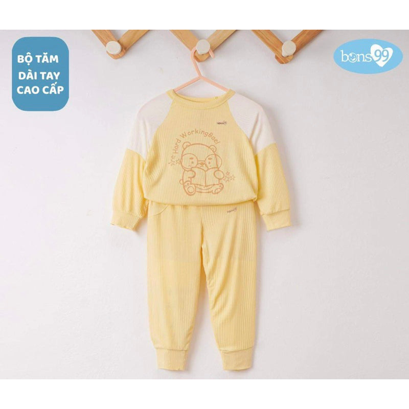 Bons99 Riley Bamboo Long Sleeves and Pajamas Set