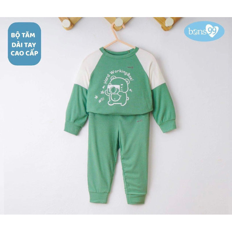 Bons99 Riley Bamboo Long Sleeves and Pajamas Set
