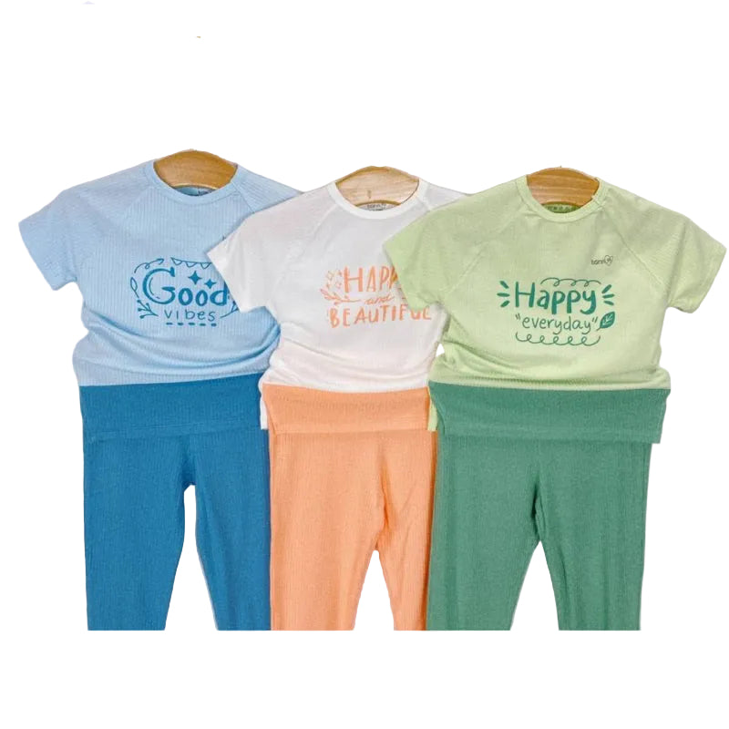 Bons99 Mood Bamboo T-Shirt and Pajamas Set