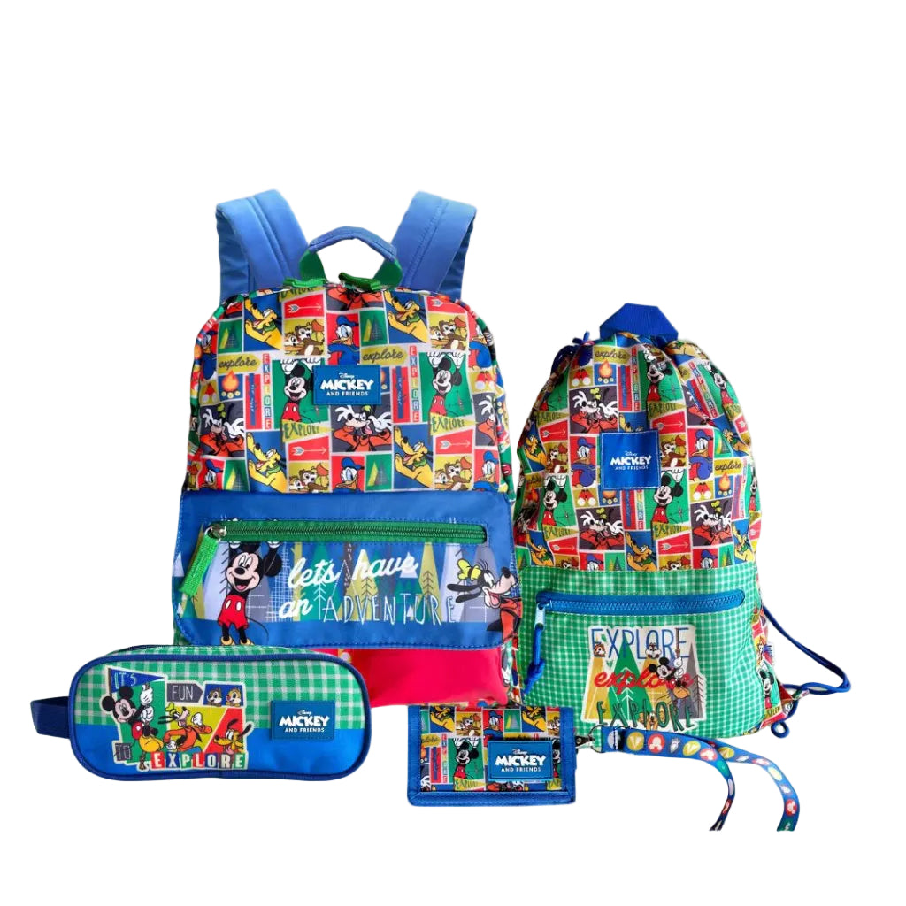 Totsafe Mickey Mouse Outdoor Fun Collection ( Backpack - Pouch - Lanyard Wallet)