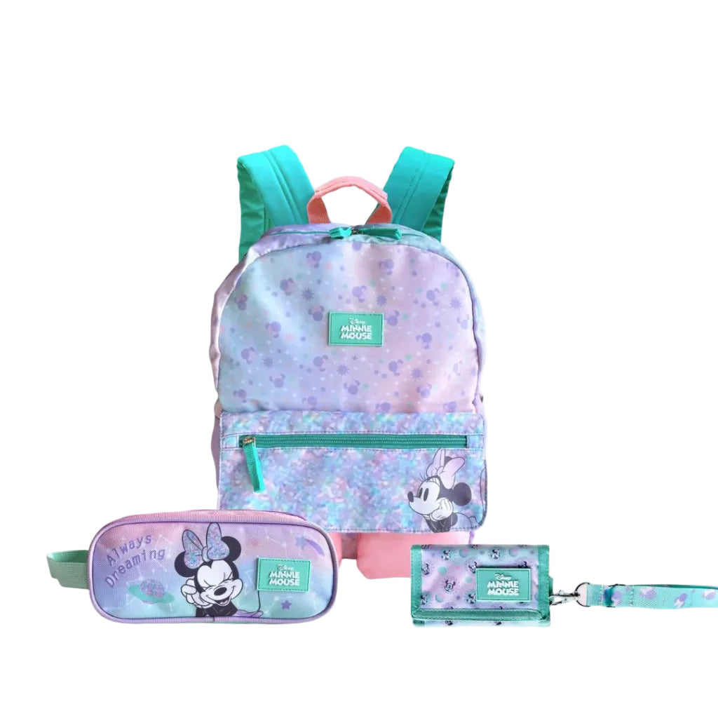 Totsafe Minnie Mouse To The Stars Collection (Backpack - Pouch - Lanyard Wallet)