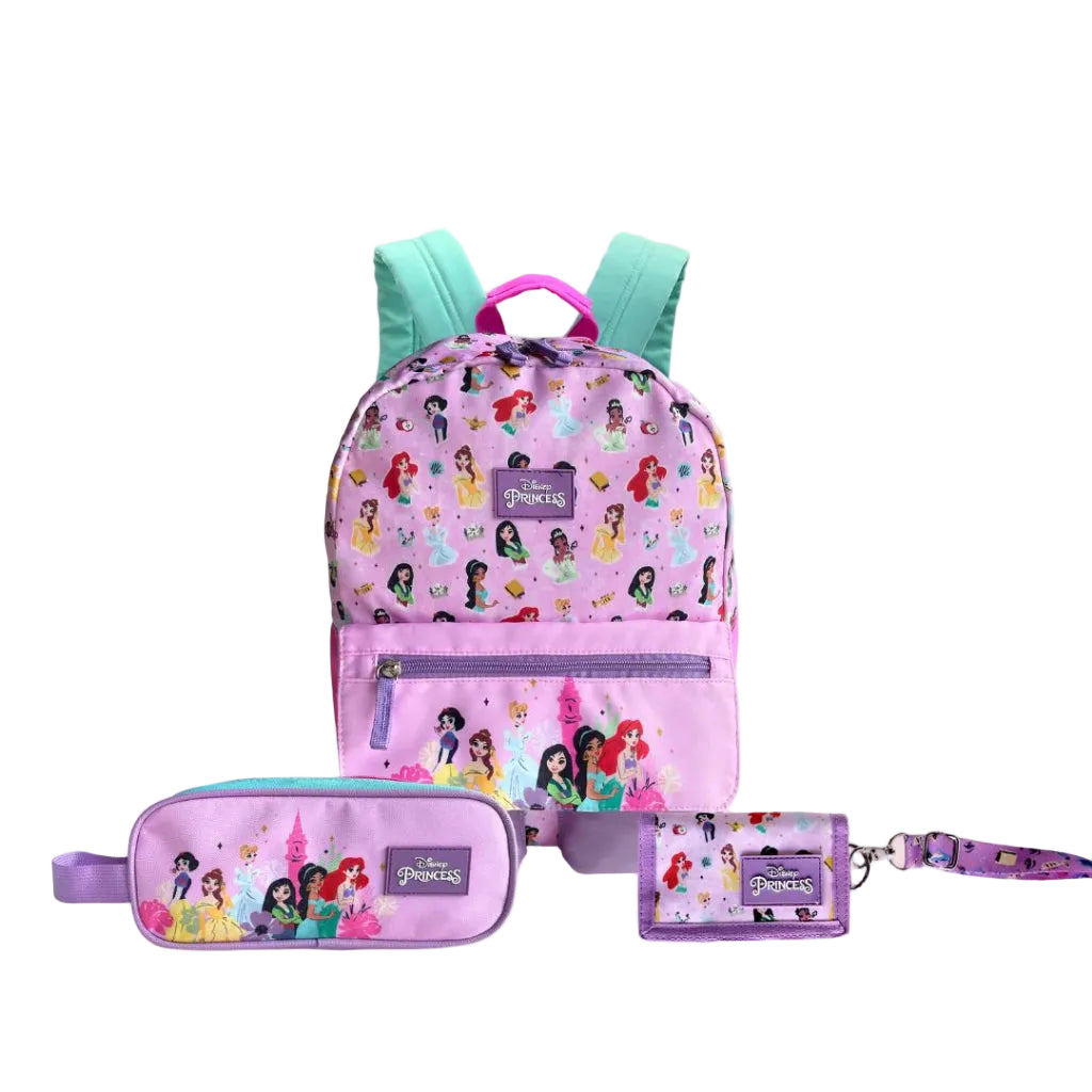 Totsafe Disney Princess Tween Collection (Backpack - Pouch - Lanyard Wallet)