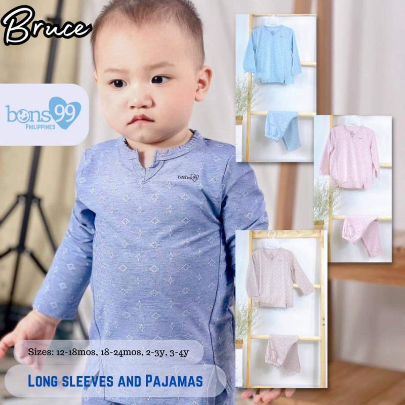 Bons99 Bruce Bamboo Long Sleeves and Pajamas