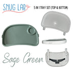 Snug Lab 5in1 High Chair Tray Set (Top & Bottom)