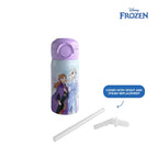 Totsafe Disney Kids Double Wall Stainless Steel Insulated Sippy Bottle 350mL extra sippy & straw