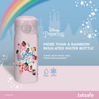Totsafe Disney Kids Double Wall Stainless Steel Insulated Sippy Bottle 350mL extra sippy & straw
