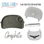 Snug Lab 5in1 High Chair Tray Set (Top & Bottom)