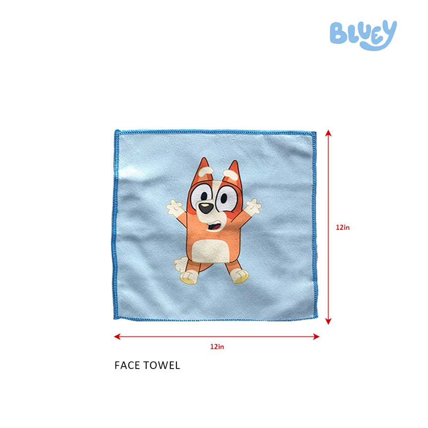 Totsafe Bluey Core Microfiber Face Towel Set (3 pcs)