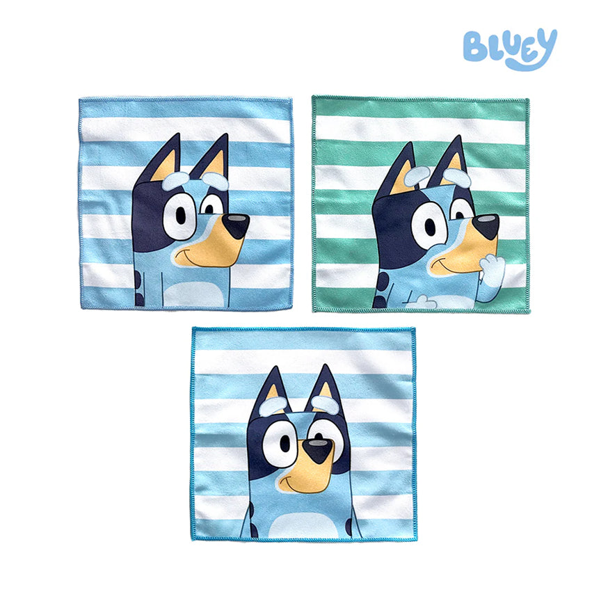Totsafe Bluey Core Microfiber Face Towel Set (3 pcs)
