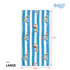 Totsafe Bluey and Bingo Swim Fun Large Microfiber Towel
