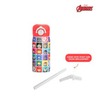 Totsafe Marvel Avengers Kids Stainless Insulated Water Bottle 350mL (w/extra straw)