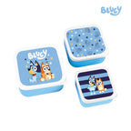 NEW DESIGN Totsafe Bluey 3-pc Snack Box Set
