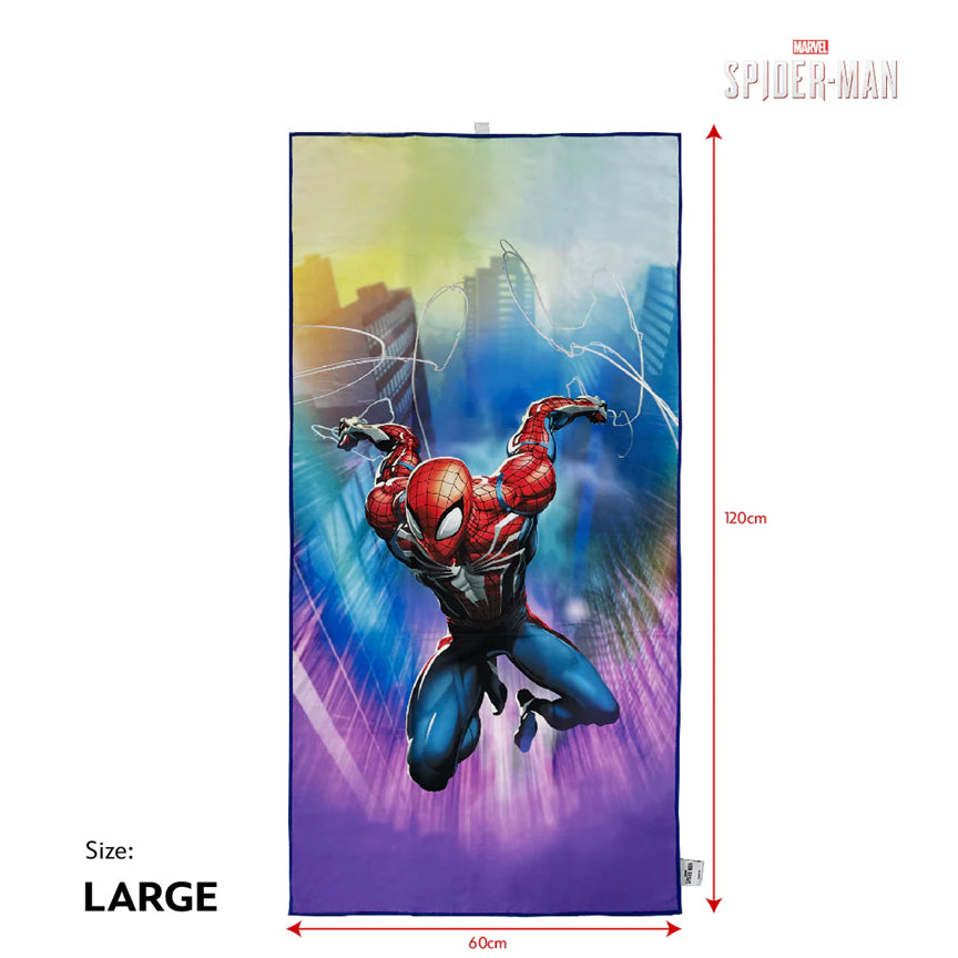 New! Totsafe Disney Marvel Quick Dry Microfiber Towels For Boys
