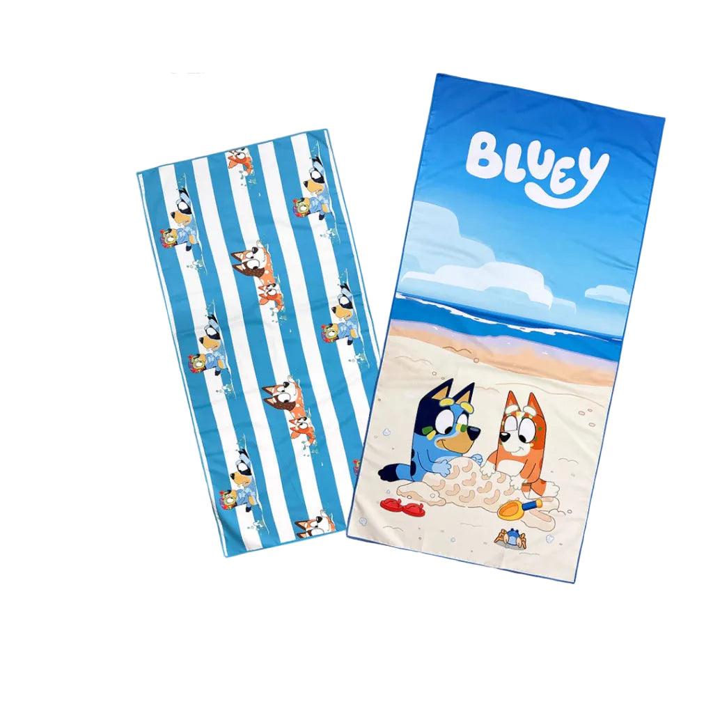 Totsafe Bluey and Bingo Swim Fun Large Microfiber Towel