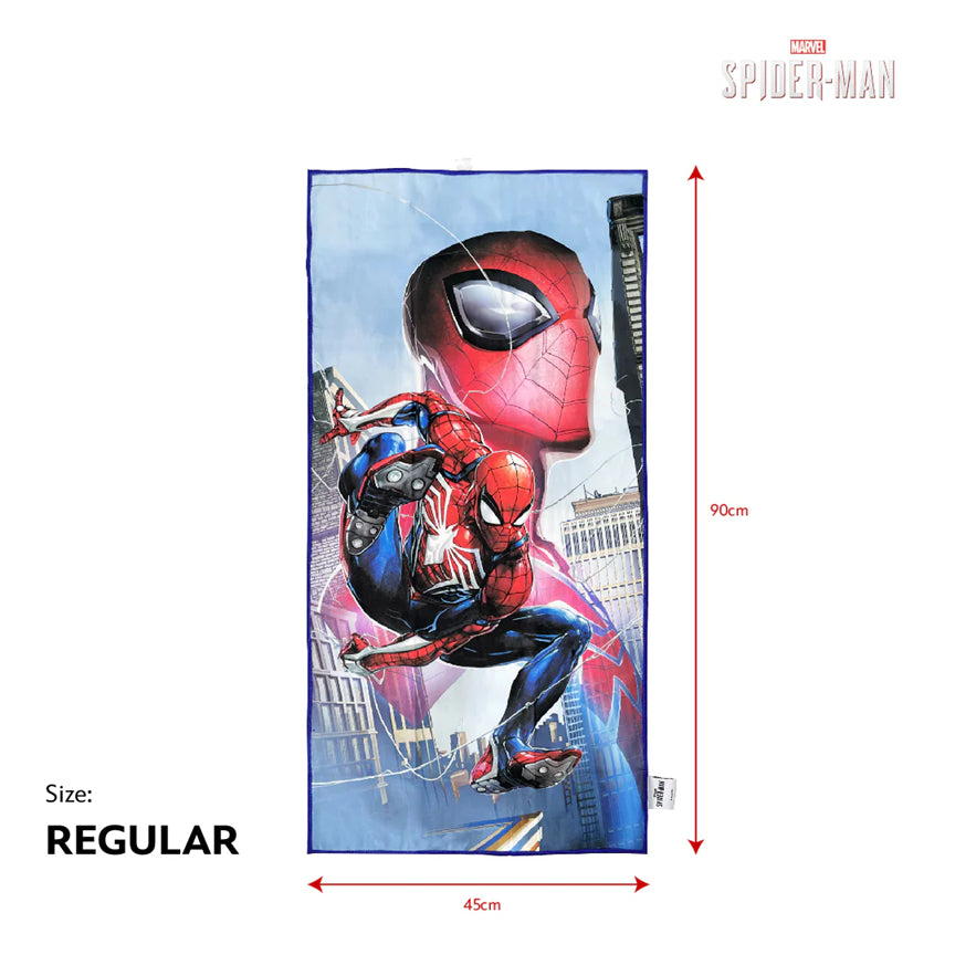 New! Totsafe Disney Marvel Quick Dry Microfiber Towels For Boys