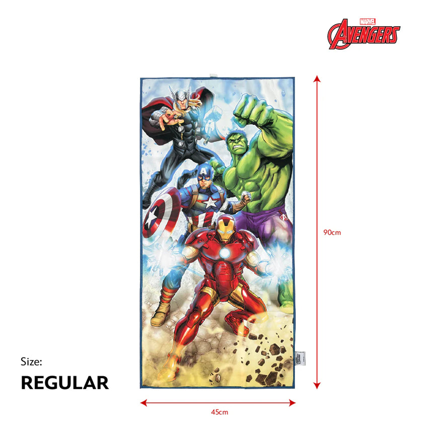 New! Totsafe Disney Marvel Quick Dry Microfiber Towels For Boys