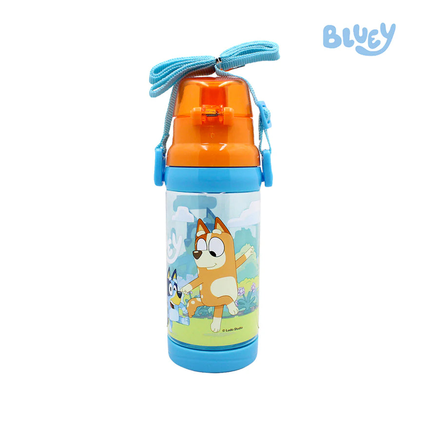 Totsafe Bluey Plastic Water Bottle with Strap (500mL)