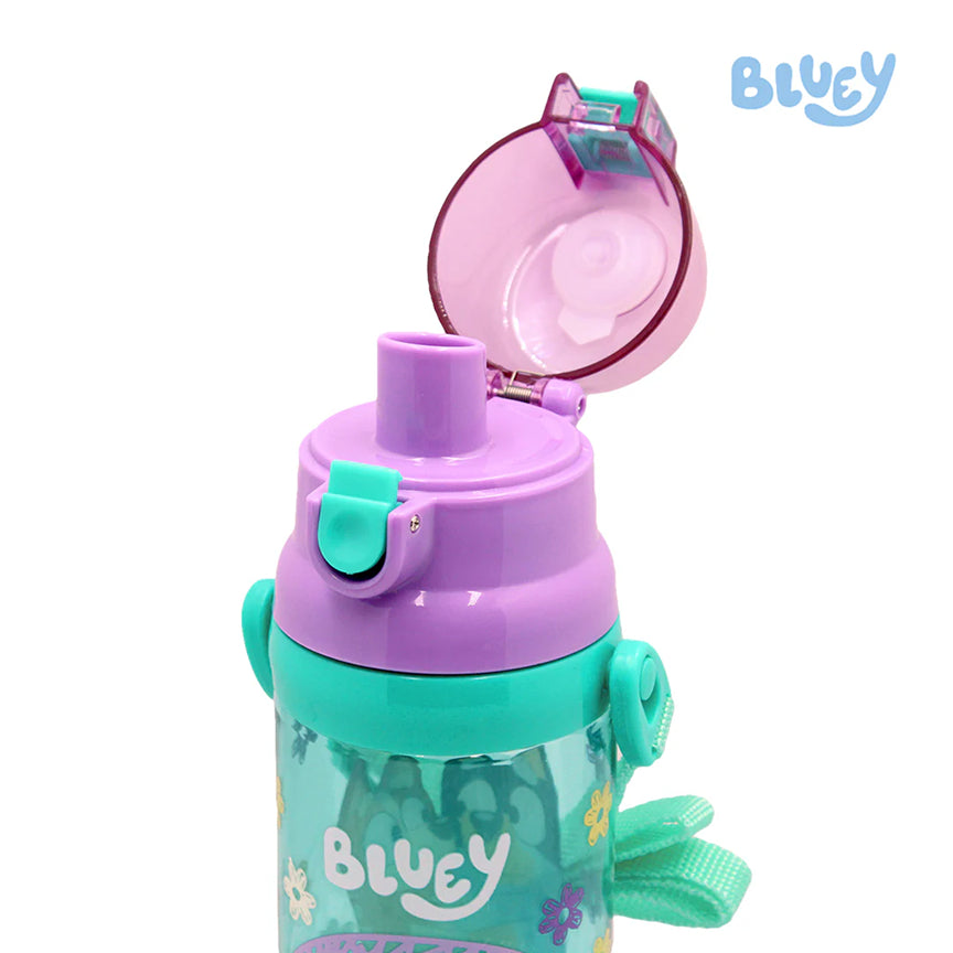 Totsafe Bluey Plastic Water Bottle with Strap (500mL)
