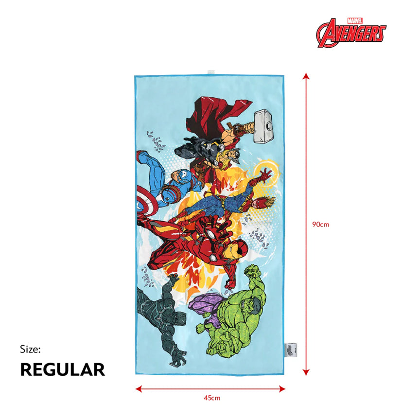 New! Totsafe Disney Marvel Quick Dry Microfiber Towels For Boys