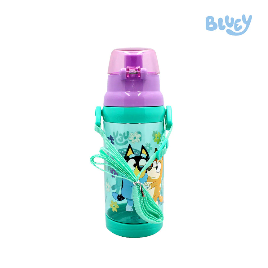 Totsafe Bluey Plastic Water Bottle with Strap (500mL)