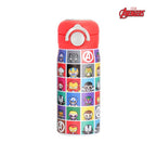 Totsafe Marvel Avengers Kids Stainless Insulated Water Bottle 350mL (w/extra straw)