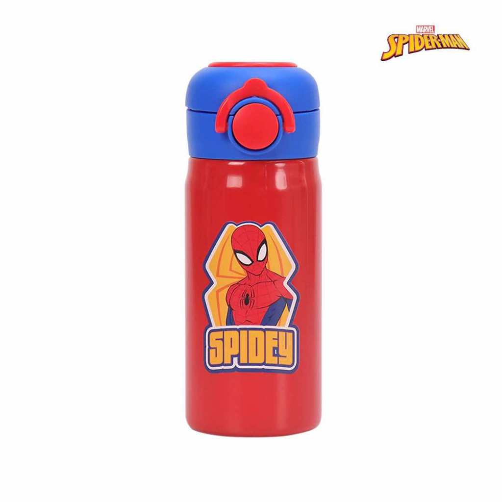 Totsafe Marvel Avengers Kids Stainless Insulated Water Bottle 350mL (w/extra straw)