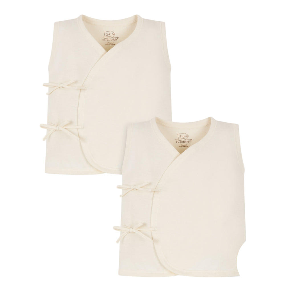 St. Patrick Tie Side Shirt Sleeveless ORGANIC (2's)