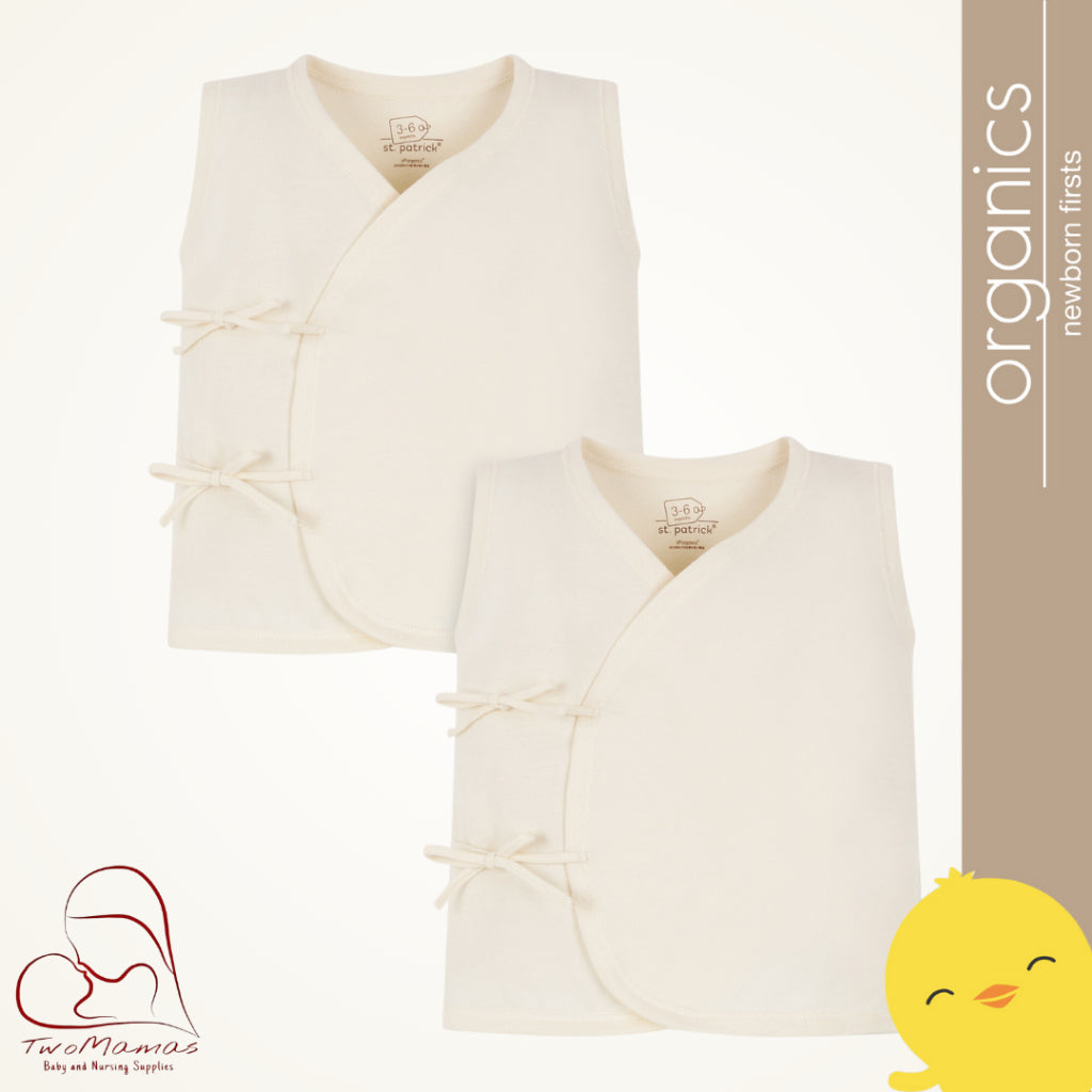 St. Patrick Tie Side Shirt Sleeveless ORGANIC (2's)
