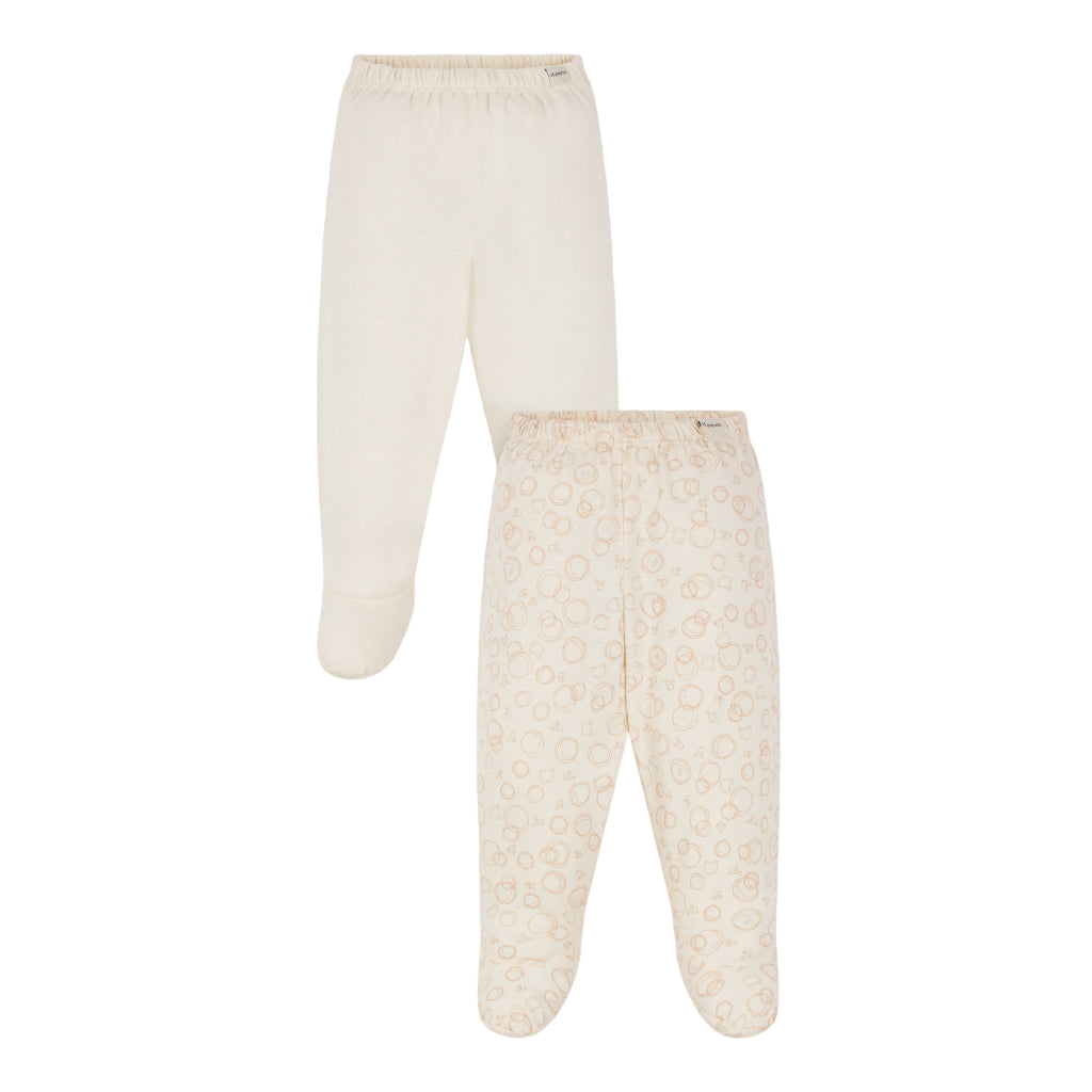 St. Patrick New Collection Bear and Chick Scribbles Organic Footie Pajamas (2's)