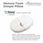 Autumnz Memory Foam Dimple Pillow for Newborn