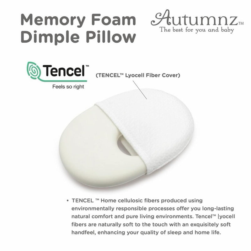 Autumnz Memory Foam Dimple Pillow for Newborn