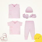 St. Patrick Newborn Gift Set (White/Pink/Blue)