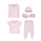 St. Patrick Newborn Gift Set (White/Pink/Blue)