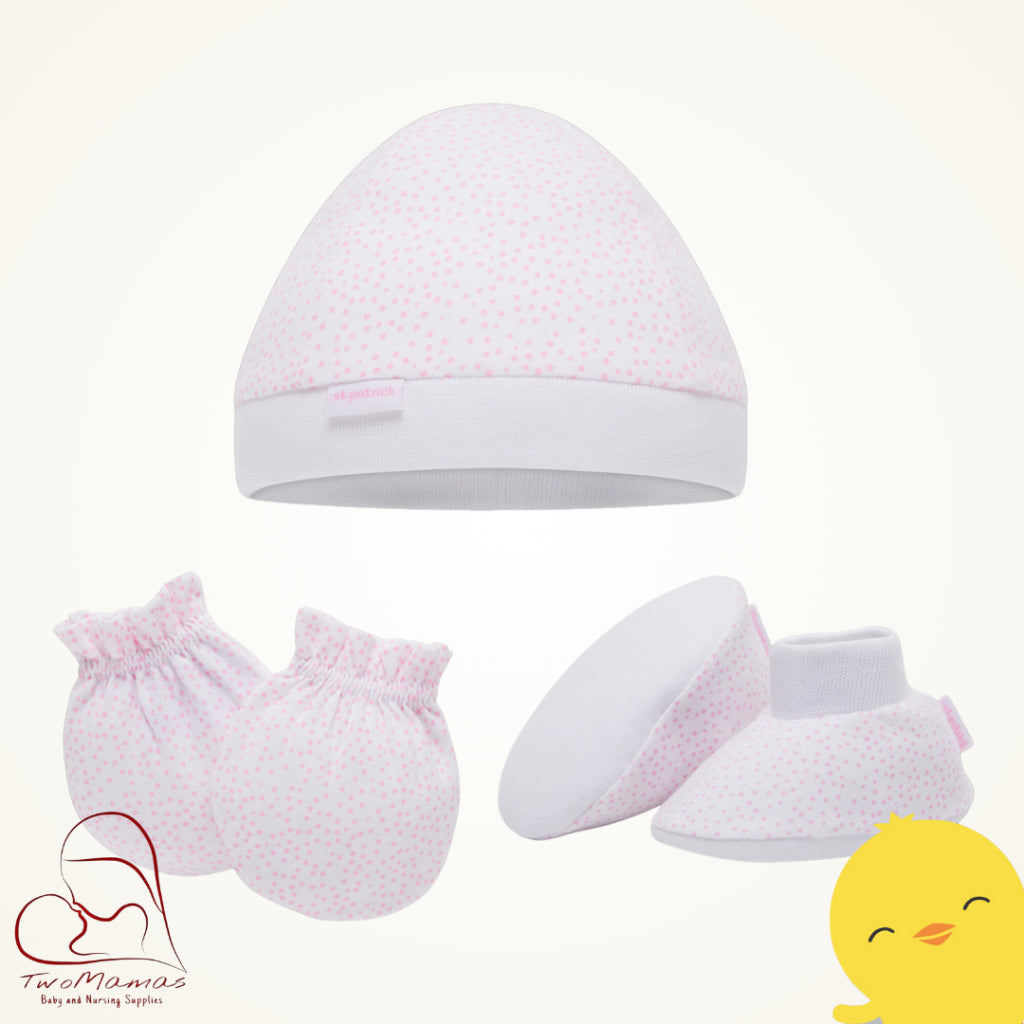 St. Patrick Accessories Set (Beanie, Mittens & Booties)