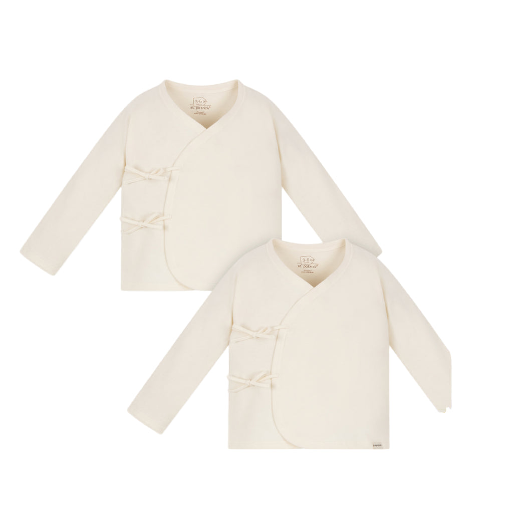 St. Patrick Tie Side Long Sleeves ORGANIC (2's)