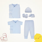 St. Patrick Newborn Gift Set (White/Pink/Blue)