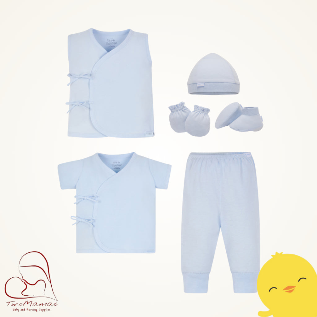 St. Patrick Newborn Gift Set (White/Pink/Blue)