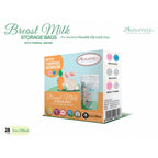Autumnz - Double ZipLock Breastmilk Storage Bag (28 bags) with THERMAL SENSOR *5oz* (BUNNY)
